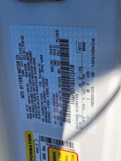 2022 Ford Mustang GT Premium CALIFORNIA SPECIAL