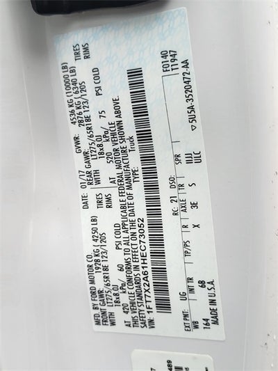 2017 Ford F-250SD Lariat