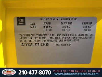 2007 Chevrolet Corvette Base