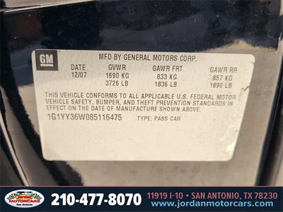 2008 Chevrolet Corvette Base Z51 Performance pkg