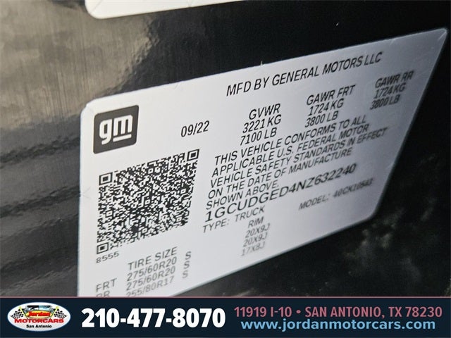 2022 Chevrolet Silverado 1500 LTZ