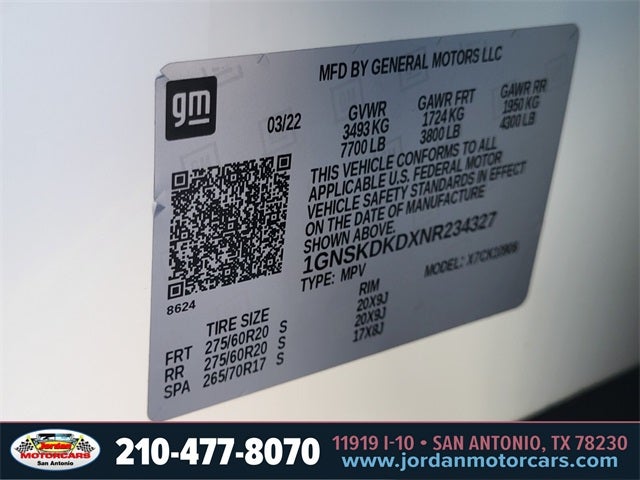 2022 Chevrolet Suburban Z71 Luxury Package