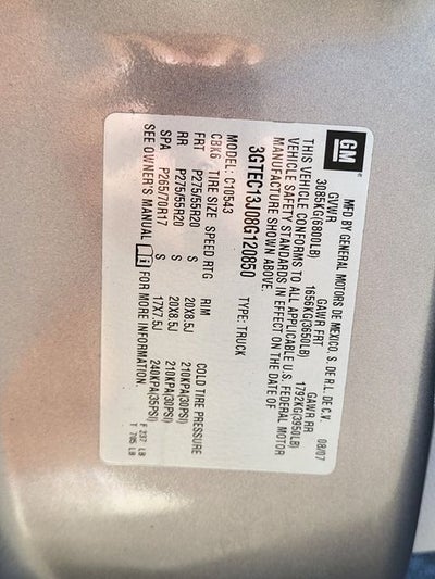 2008 GMC Sierra 1500 SLT CrewCab