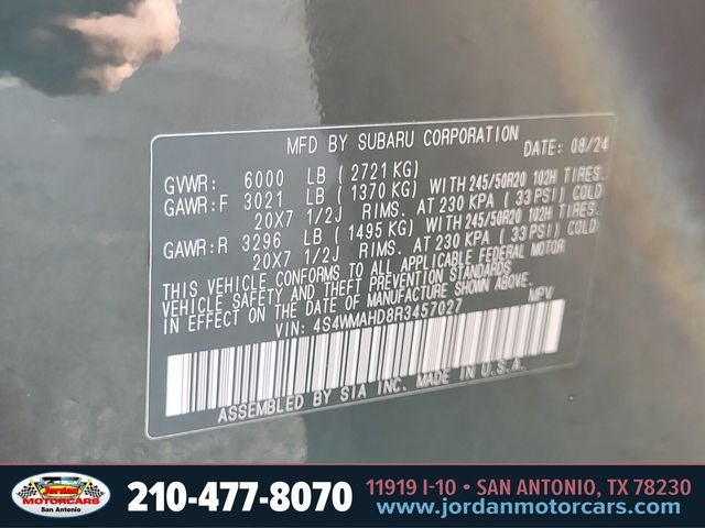 2024 Subaru Ascent Onyx Edition