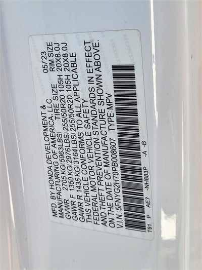 2023 Honda Pilot Touring