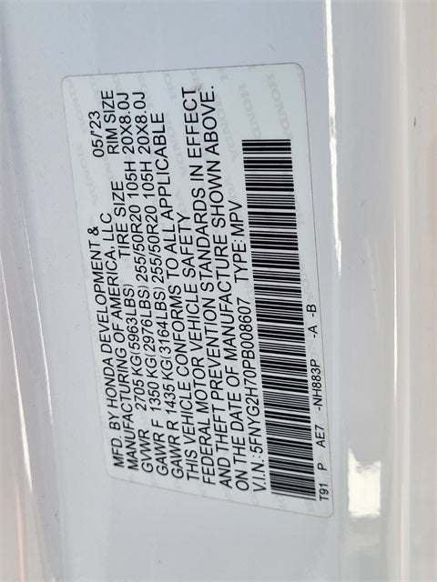 2023 Honda Pilot Touring