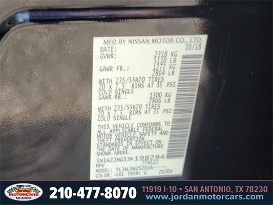2018 Nissan Murano Platinum in San Antonio, TX - Jordan Motorcars San Antonio