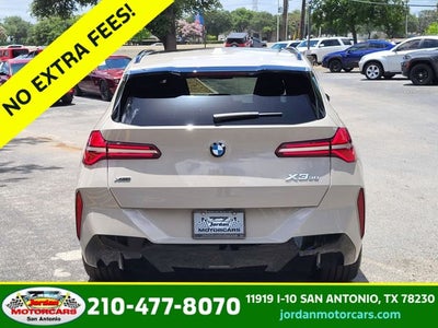 2025 BMW X3 30 xDrive MSport