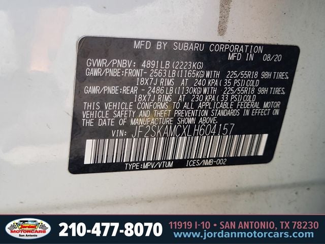 2020 Subaru Forester Sport